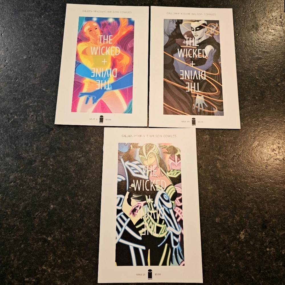 '16 Image Comics "The Wicked + The Divine" comic books Set of 3